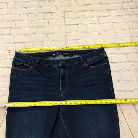 Old Navy Women Mid Rise Pop Icon Skinny Jeans Size 20 Blue Denim B242 -27 - Picture 2 of 15
